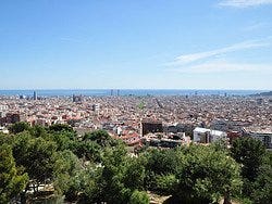 Parque Güell, vistas desde el Calvario