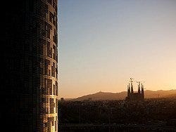 Torre Agbar y Sagrada Familia