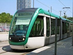 Tranvía en Barcelona