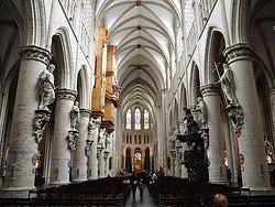Catedral de Bruselas, interio