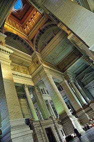 Palacio de Justicia de Bruselas, interior
