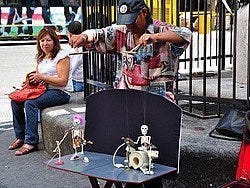 Artista callejero de Buenos Aires