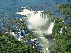 Cataratas del Iguazú desde el helicóptero