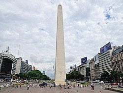 Obelisco en la Plaza de la República