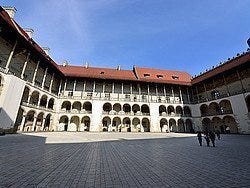 Castillo de Wawel, patio