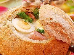 Comida típica de Cracovia, la sopa