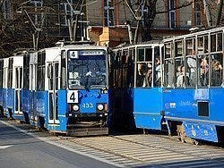 Tranvías en Cracovia