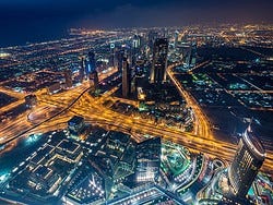 Burj Khalifa, vistas desde el mirador