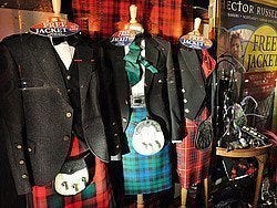 Produits traditionnels d'Ecosse, tissus