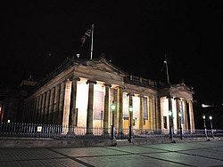 Galería Nacional de Escocia, noche