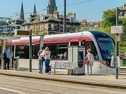 Tranvías en Edimburgo