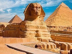 Egipto, esfinge y pirámides