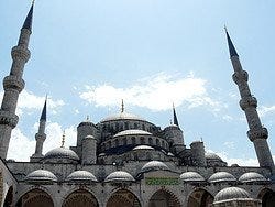 Tiempo en Estambul en junio en la Mezquita Azul