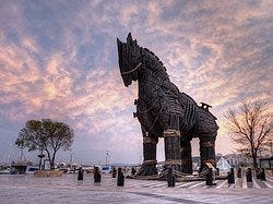 Troya y su famoso caballo