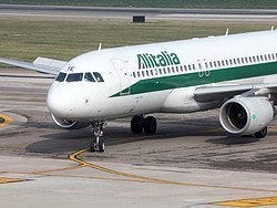 Aeropuerto de Florencia, Avión de Alitalia