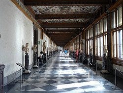 Galeria Uffizi, interior