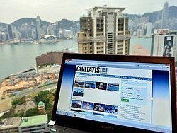 Vistas desde un hotel en Kowloon