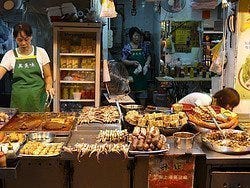 Ladies Market: Puesto de comida