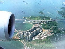 Llegar a Hong Kong en avión