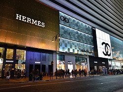 Tiendas de lujo en Canton Road