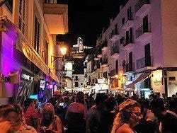 Puerto de Ibiza en pleno agosto