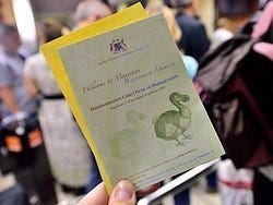 Formulario de entrada a Isla Mauricio