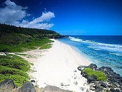 Playa de Isla Mauricio