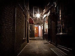 L'une des ruelles de Londres