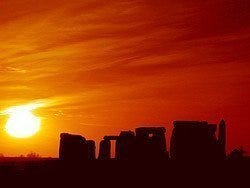 Stonehenge à la tombée de la nuit