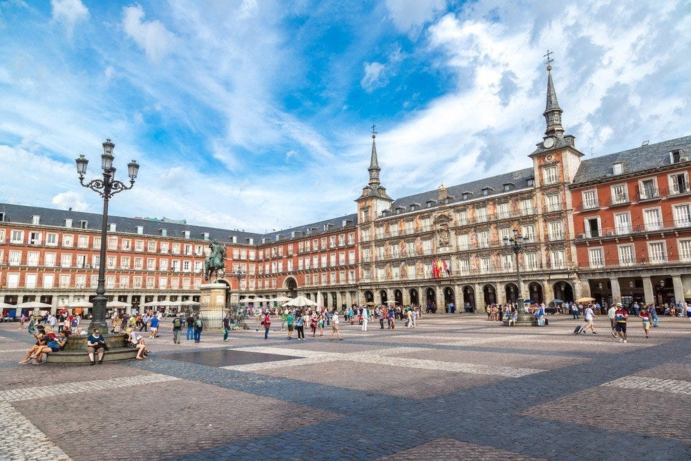 Plaza De Mayor Madrid Plaza Mayor KSUKCR