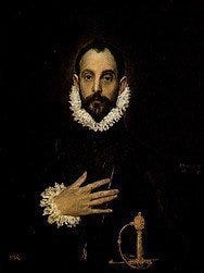 Museo Prado, El caballero de la mano en el pecho