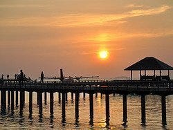 Atardecer en el embarcadero