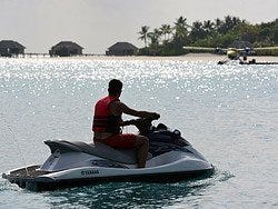 Moto de agua en Maldivas