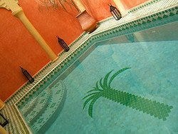 Piscina de un riad