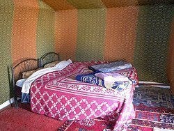 Haima del campamento de Zagora