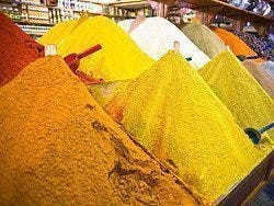 Compras en Marrakech, especias