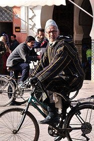 Recorriendo Marrakech en bici