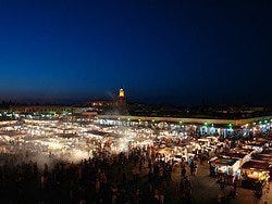 Plaza Jamaa el Fna de noche