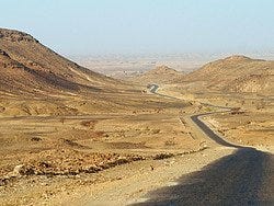Excursion al desierto de Zagora, carretera