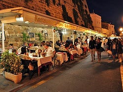 Famoso restaurante del puerto de Ciudadela