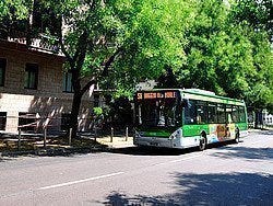 Autobús en Milán
