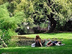 Parque Sempione, tomando un descanso