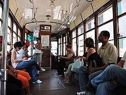 Tranvia de Milan, interior