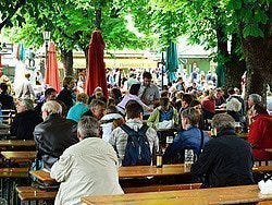 Viktualienmarkt, biergarten