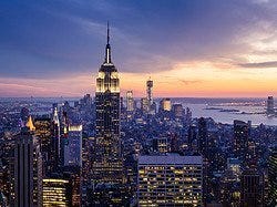 Empire State al anochecer