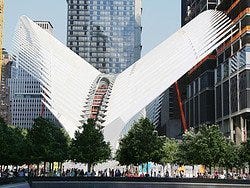 Estación central del WTC, diseñada por Calatrava
