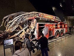 Museo del 11-S, camión de bomberos