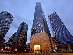 World Trade Center al anochecer