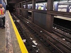 Metro de Nueva York, suciedad