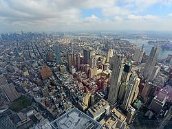 The view from One World Observatory